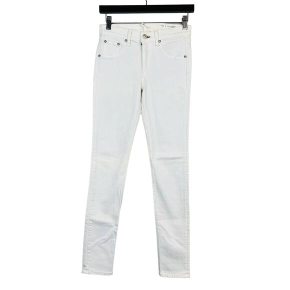 Rag & Bone SKinny Jeans White EUC - 26 - Picture 1 of 8